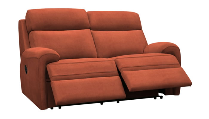 G Plan Hardy 2 Seater Manual Recliner Plush Umber